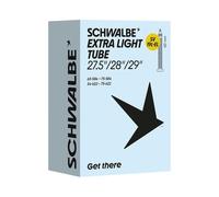 Schwalbe SV19L-EL Extra Light Bicycle Inner Tube 54/75-584/622 IB Black 60 mm
