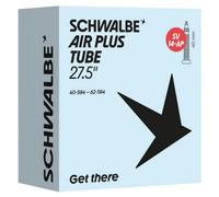 Schwalbe Sv21ap Air Plus 40 Mm Inner Tube 27.5´´ Black