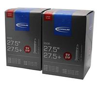 Schwalbe. SV21F hose // 2 pieces for 27.5 + freeride 2.10 to 3.00,Black,27.5 x 2.10 -2.30 Inch