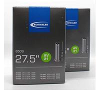 Schwalbe_Tires_Set Schwalbe MTB Hose, 27.5 inches, 650B, AV21, Car Valve, Set of 2
