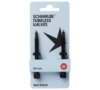 Schwalbe Tubeless Ventil - 2er Fahrradventil Set für Tubeless Reifen - 40/60/80/