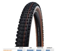 Schwalbe Wicked Will Evo Super Race Tubeless 29´´ X 2.25 Rigid Mtb Tyre Black 29´´ x 2.25 29´´ x 2.25 Black