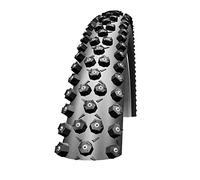 Schwalbe Unisex's ICE SPIKER PRO Perf, RaceGuard Tyres, Black, 54-559, 26 x 2.1 cm, Cicli Bonin_002656
