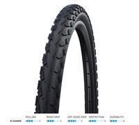 Schwalbe Unisex's Land Cruiser K-Guard, TwinSkin Tyres 47-507 B/B HS450 SBC 50EP