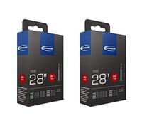 Schwalbe Unisex's SV15 Inner Tube, Black, 700C Pack of 2