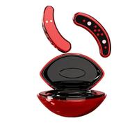 Schwamm Mini Eye Beauty Device EMS Micro-Current Eye Massager Anti Aging Dark Circle Wrinkle Removal Heating Therapy