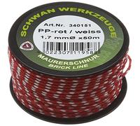 Schwan SCH-340151 50m Builders Line on Spool, Red