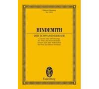 Schwanendreher Paul Hindemith Studyscore Viola and Small Orchestra Ernst Eulenbu