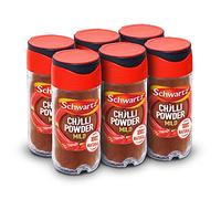 Schwartz Chilli Powder 38 G | Jar | Pack of 6 | Mild Taste | Bursting with Flavour | Expertly Blended | With Chilli Pepper, Cumin, Oregano and Garlic | Perfect for Sauces, Dips and Salad Dressings