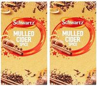 Schwartz Christmas Mulled Cider Spice 2 Pack (12 Sachets)