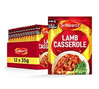 Schwartz Classic Lamb Casserole Recipe Mix 35 G | Pack of 12 | No Artificial Colours or Flavourings | No Added Preservatives or MSG | Suitable for Vegetarians