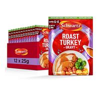 Schwartz Classic Roast Turkey Gravy Mix 25 G | Serves 4 - 6 | Pack of 12 | Rich & Smooth Gravy | With Delectable Herbs and Spices | Quick and Easy