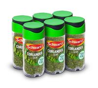 Schwartz Coriander Leaf 7 G | Jar | Pack of 6 | Sweet, Spicy & Citrusy | Versatile Herb | Add Essential Flavour to Mexican, Middle Eastern and Asian