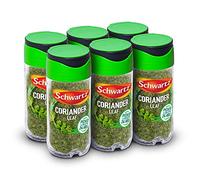 Schwartz Coriander Leaf 7 G | Jar | Pack of 6 | Sweet, Spicy & Citrusy | Versatile Herb | Add Essential Flavour to Mexican, Middle Eastern and Asian Dishes | Picked & Dried in 24H