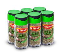 Schwartz Garlic Pepper 45 G | Jar | Pack of 6 | A Blend wit Garlic, Black Pepper & Bell Peppers | Versatile Cooking Ingredient