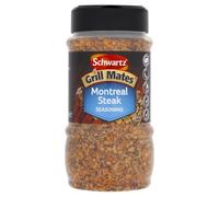 Schwartz Grill Mates Montreal Steak Seasoning, Mild Spicy, 370g