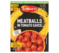 Schwartz Herb and Spices Vegetarian No Artificial Colours Preservatives | FabFinds (5 g (Pack of 6), Meatballs in Tomato Sauce 30g)