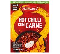 Schwartz Hot Chilli Con Carne Mix 41 G | Serves 4 | Pack of 12 | Extra Hot & Spicy | Rich Mexican Flavour | With Vibrant Chillies, Earthy Cumin and Rich Cocoa Powder