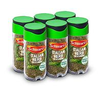 Schwartz Italian Herb Seasoning 11 G | Jar | Pack of 6 | Intense flavour & Powerful Aroma | With Oregano, Thyme, Basil, and Parsley | Perfect for Tomato-Based Sauces, Bolognese, and Other Pasta Dishes