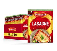 Schwartz Lasagne Recipe Mix 36 G | Serves 4 | Pack of 12 | Rustic Italian Dish | With Sweet Garlic, Fragrant Bay Leaves, Basil and Oregano | Quick and
