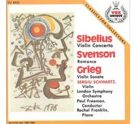 Schwartz/London Symphony Orchestra - Sibelius:Violin Concerto/Grieg:Violin Son