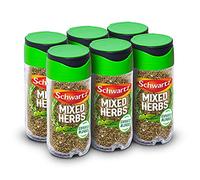 Schwartz Mixed Herbs 11 G | Jar | Pack of 6 | Tantalising Taste and Aroma | With Marjoram, Basil, Oregano, and Thyme | Perfect for Tomato-Based Pizza & Pizza Sauces, Stews, Casserole & Savoury Mince