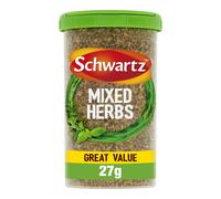 Schwartz Mixed Herbs Drum 27 G | Tantalising Taste & Aroma | With Marjoram, Basil, Oregano and Thyme | Perfect for Tomato-Based Pizza & Pizza Sauces,