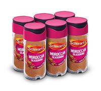 Schwartz Moroccan Seasoning 40 G | Jar | Pack of 6 | Expertly Blended Mix of Roasted Cumin, Cinnamon & Mint | Great for Marinating Chicken or Lamb