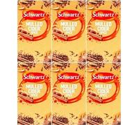 Schwartz Mulled Cider Spice - 18g (Pack of 6) | Warm and Spicy Seasonal Blend for Perfect Mulled Cider | Festive Twist | Aromatic and Flavourful Spices