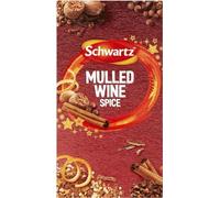 Schwartz Mulled Wine Spice 18g (Pack of 6) - Total 36 Sachets | Premium Blend for Aromatic Mulled Wine | Winter Spice Perfection