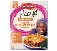 Schwartz Nadiya Indian Inspired Keema Shepherd’s Pie Recipe Mix 33g | Fragrant Spice Blend with Cumin, Coriander & Garam Masala | Easy Family Meal Seasoning