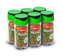 Schwartz Oregano 7 G , Jar , Pack of 6 , Natural Colour and Taste , Rich Flavour & Aroma , Subtle Lemony Notes , Mediterranean Cuisine Essential , Perfect for Pizza, Pasta Sauces & Salads