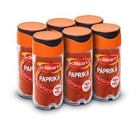 Schwartz Paprika 40 G | Jar | Pack of 6 | Flavourful and Aromatic Taste | Sweet, Rich, and Earthy Flavour | Delectable Taste and Vibrant Colour | Perfect for Adding to Potatoes, Eggs, or Beans