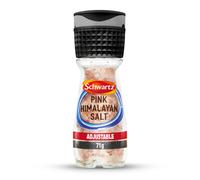 Schwartz Pink Himalayan Salt 71 G | Jar with Grinder | Pack of 1 | Great on Fish, Seafood & Chicken | Adjustable to Course, Medium or Fine