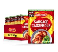 Schwartz Sausage Casserole Mix 35 G | Serves 4 | Pack of 12 | Rich & Delectable Taste | With Earthy Paprika, Sweet Tomato, and Aromatic Oregano | No Added MSG Artificial Colourings or Flavourings