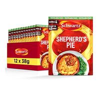 Schwartz Shepherd's Pie Mix 38 G | Serves 4 | Pack of 12 | Classic Comfort Dish | Easy & Tasty Meal | With Earthy Paprika, Garlic and Aromatic Bay Leaves | No Artificial Colouring or Flavouring