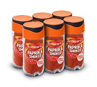 Schwartz Smoked Paprika 40 G | Jar | Pack of 6 | Rich and Smokey Flavour with Earthy and Woody Tones | Versatile Spice | Perfect for Paella, Goulash, and Chilli Con Carne