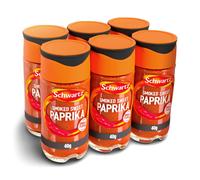 Schwartz Smoked Sweet Paprika 40 G | Jar | Pack of 6 | Rich & Smoky Flavour with Earthy Tones | Versatile Spice to Elevate Any Meal | Perfect for