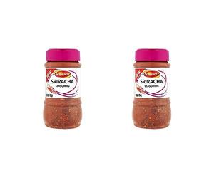 Schwartz Sriracha Seasoning, Thai-Inspired Flavour, Expertly Blended with Chillies & Garlic, Sweet & Sour Heat, 320g (Pack of 2)