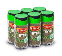 Schwartz Thyme 11 G | Jar | Pack of 6 | Premium Dried Thyme Leaves | Vibrant Flavour & Distinctive Aroma | Unique Taste with Lemon and Mint Undertones | Perfect for Seasoning Meat & Fish Dishes