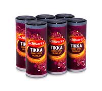 Schwartz Tikka Curry Powder Mix Drum 85 G | Pack of 6 | Medium-Heat Curry Blend with Ground Ginger, Ground Coriander Seed, Garlic & Coriander Leaf