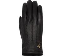 Schwartz & von Halen Men's Gloves - Harvey (Black) - Leather - 100% Goat Leather (Nappa) - Wool Lining - Black, black, 9.5/L
