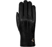 Schwartz & von Halen Men's Gloves - Hunter (Black) - Leather - 100% Goat Leather - Luxurious Lambskin Lining - Black, black, Medium