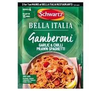 Schwartz x Bella Italia Gamberoni Garlic & Chilli Prawn Spaghetti Recipe Mix, 35g