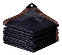 Schwarz Schattennetz 0.5x3m - 85% Schattierungsnetz mit Ösen atmungsaktives Sonnensegel für Garten Terrasse Balkon und Hühnerstall ideal zum Schutz von Pflanzen.