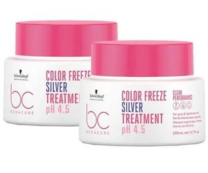 Schwarzkopf BC Clean DOUBLE Color Freeze Silver Treatment 200ml