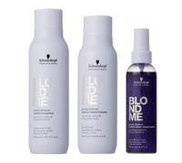 Schwarzkopf BlondMe Bond Repair Purple Shampoo 300ml, BlondMe Purple C
