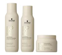 Schwarzkopf BlondMe Bond Repair Shampoo Conditioner Mask - 300 ml