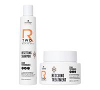 Schwarzkopf Bonacure R-Two Resetting Shampoo 250Ml & R-Two Rescuing Treatment 200Ml Duo In Clear Clear One Size