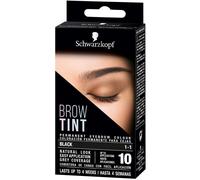 Schwarzkopf Brow Tint, Professional formula Eyebrow Dye, Brow Tinting Kit with Gentle Permanent Colour - Black